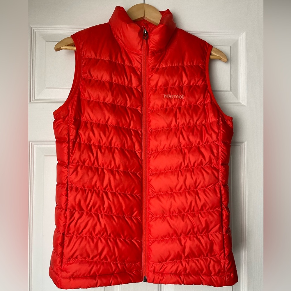 Women’s Marmot puffer vest, Size M. Barely used.
